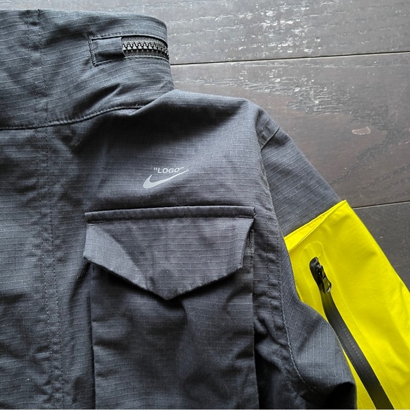 Authentic Nike × Off White Activewear black Jacket womens XS Running Jacket - Picture 2 of 8
